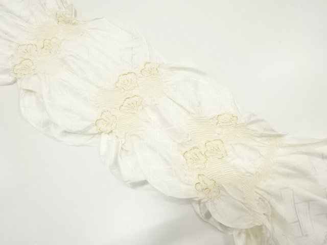 JAPANESE KIMONO / OBIAGE / SILK / SHIBORI